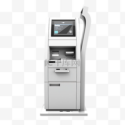 养老储蓄图片_付款 atm 错误的 3d 插图