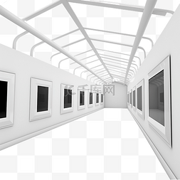 画廊展览图片_画廊插图 3d