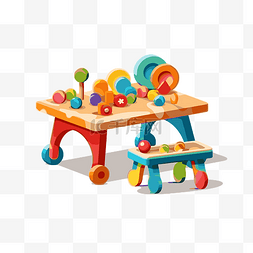 桌上玩具 向量