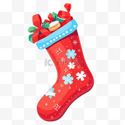 可爱的圣诞袜剪贴画 基督教圣诞
