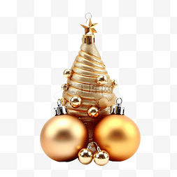 钟卡片图片_与球和响铃的圣诞装饰