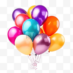 生日氣球派對图片_彩色气球生日派对