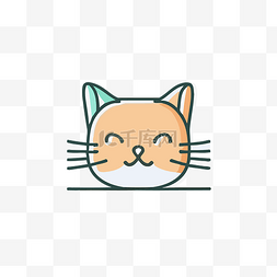 猫脸图标矢量 illustrado do od drobn 徽