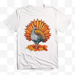 火鸡感恩节T恤设计