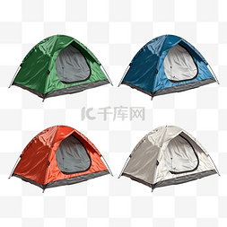 一套露营帐篷隔离露营设备夏令营