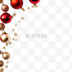 金属拉丝免抠素材图片_美丽的圣诞金属丝