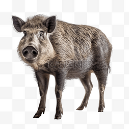 猪头可爱素材图片_野猪 野猪