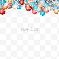 壁纸墙图片_节日圣诞节壁纸，配有彩球和雪花