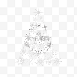 金色亮光图片_圣诞节装饰星星组合圣诞树