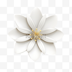 白色复古花