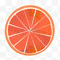 水果切片糖图片_红色橙子血橙切片