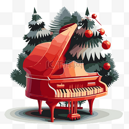 免费圣诞节图片图片_圣诞节钢琴