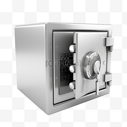 银行金库门图片_带电子锁的保险箱，与反射地板隔