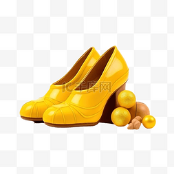 圣尼古拉斯图片_木黄鞋荷兰鞋与糖果圣尼古拉斯日