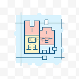 房屋和其他小型建筑物的方形线线