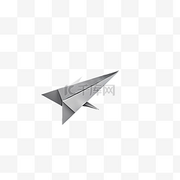 蓝色纸飞机图标图片_简单的解决方案和纸飞机