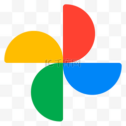 彩色无限符号图片_google photos照片储存 向量