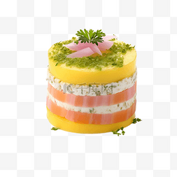 经典菜肴图片_causa rellena 是经典的秘鲁开胃菜