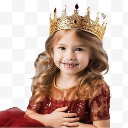 公主裙女孩图片_穿着公主裙的小女孩庆祝圣诞节