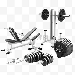 健身房锻炼图片图片_健身器材图3d