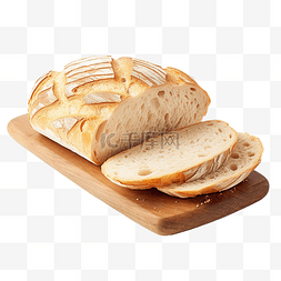 面包脆图片_夏巴塔面包剪纸 PNG 文件