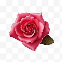 粉色玫瑰花落下图片_玫瑰花从右侧分离落下情人节快乐