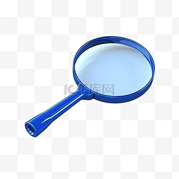 搜索引擎框图片_3d 渲染蓝色搜索字段隔离