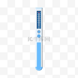 摄氏度图片_最小风格医院插图温度计