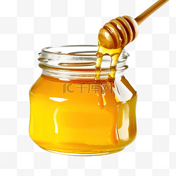 黄色蜂蜜罐 PNG 文件