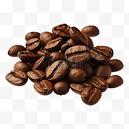 一堆咖啡豆 PNG 文件