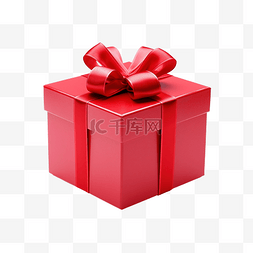 红色礼品盒 PNG