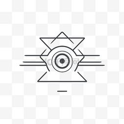 看到icon图片_三角形的眼睛 向量