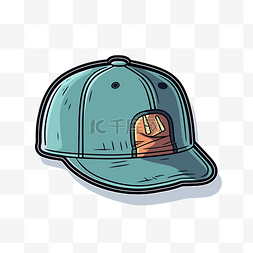 棒球帽卡通帽子图片_棒球帽与帽子剪贴画的草图 向量
