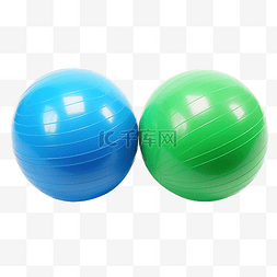 两个健身球