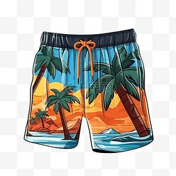 水上活动图片_冲浪裤服装适合冲浪夏季海边休闲