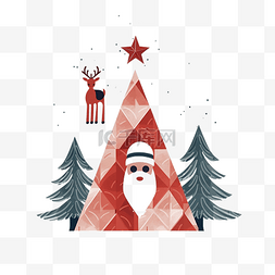 最小的圣诞主题，用于装饰三角形