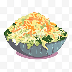卡通一堆蔬菜图片_凉拌卷心菜剪贴画一堆凉拌卷心菜