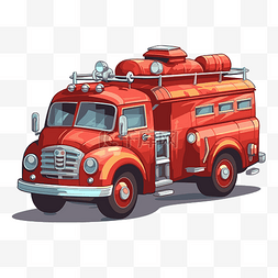 消防车 向量