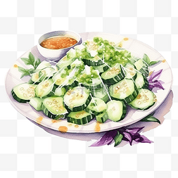 韭菜肉图片_motsunabe 日本食品 水彩