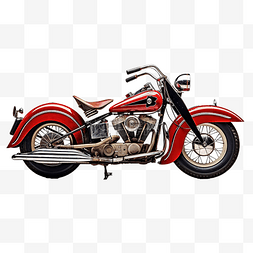 加州铁管图片_美国摩托车定制加州