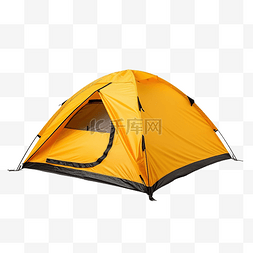 黄色露营帐篷