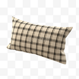 白模枕头图片_长方形沙发枕头 3d 渲染