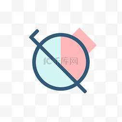 复选框蓝色图片_没有粉色和蓝色的惩罚平面线性图