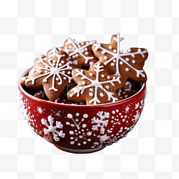 碗里的面粉图片_碗里的姜饼饼干，木桌上有圣诞装