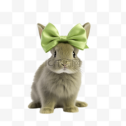 带弓的绿兔