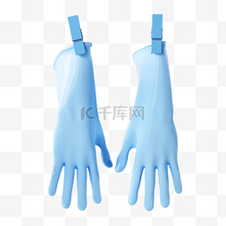 清洁用品3d一双手套