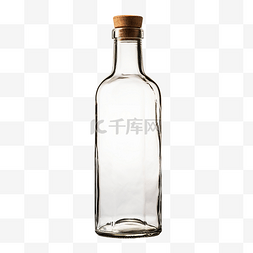 透明的玻璃杯子图片_空瓶隔离png文件