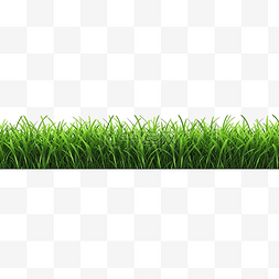 绿色草地农业图片_明亮的绿色草边框隔离 3D 渲染插