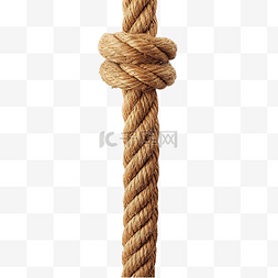 绳子绑在木杆上