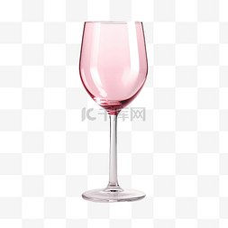 粉色金属酒杯